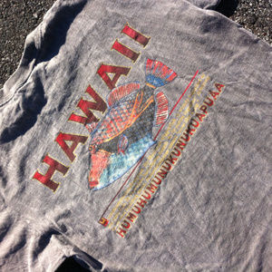 VTG LEE USA HAWAII DISTRESSED COLORFUL 90s TEE OG